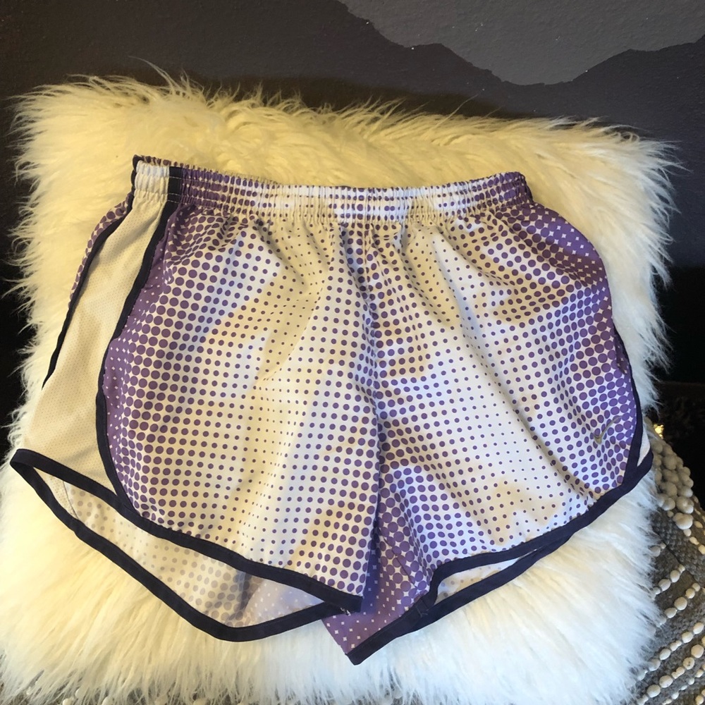 Purple Nike shorts